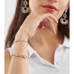 Zirconia diamond Bali Earring